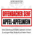 Offenbacher Senf – Apfel-Apfelwein