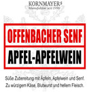 Offenbacher Senf – Apfel-Apfelwein