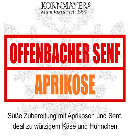 Offenbacher Senf – Aprikose