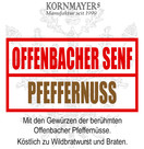 Offenbacher Senf – Pfeffernuss