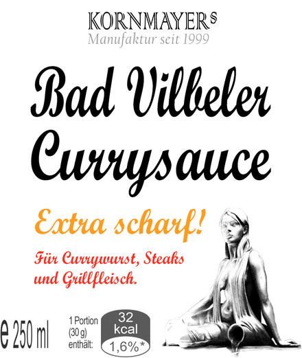 Bad Vilbeler Currysauce - Extra scharf