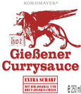 Gießener Currysauce - Extra scharf Gießener Currysauce - Extra scharf