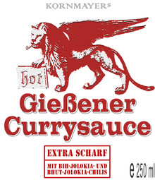Gießener Currysauce - Extra scharf