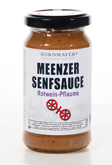 Meenzer Senfsauce Pflaume-Rotwein