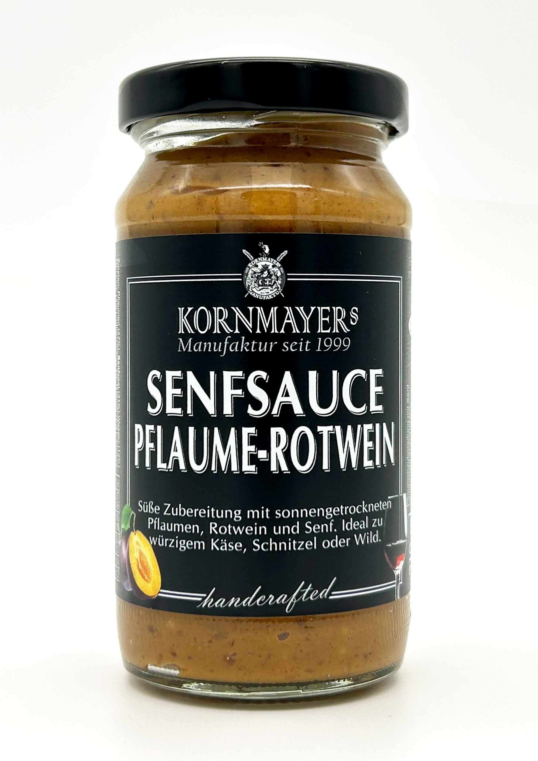 Pflaumen-Rotwein Senfsauce