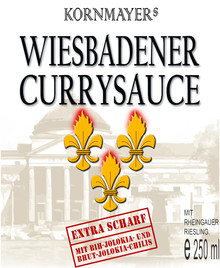 Wiesbadener Currysauce - Extra scharf